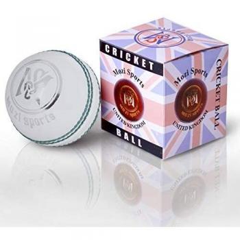 Mozi Sports® Match Quality Leather Cricket Ball 5.50oz