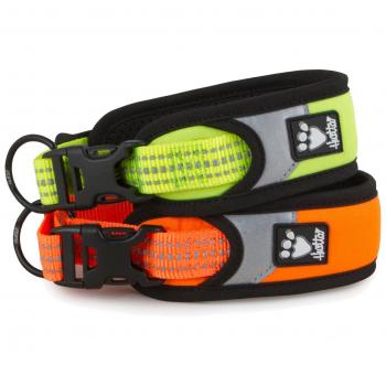 Collier Réfléchissant Dazzle Hurtta pour Chien, Jaune, Taille XL