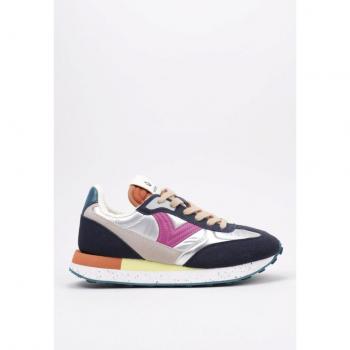 Baskets Femme Victoria Galaxia Nylon Métal 40 Bleu