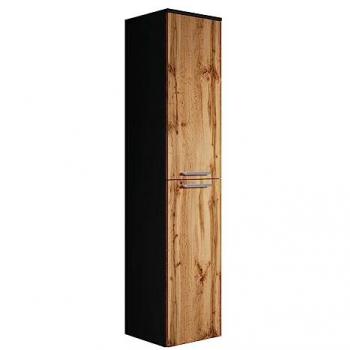 Venus 160 cm Mobiletto Badplaats Nero Opaco Rovere