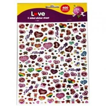 Autocollants A5 Violet Pêche