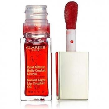 Clarins Eclat Minute Huile Confort Lèvres 03-Rojo Baya 7 ml