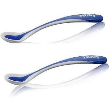 Nuby ID5277BLUE: Soft Sensitive Breilöffel in Blau