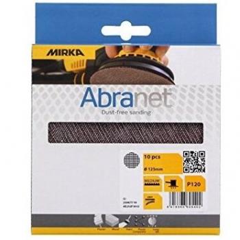 MIRKA Disques abrasifs Abranet Ø 125 mm Grain P120 10 pcs