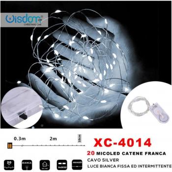 Silver MicroLED 20 Xc-4014 Catena Fissa e Intermittente