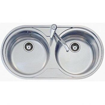 Évier inox Teka 9025 DUETTA 2C double