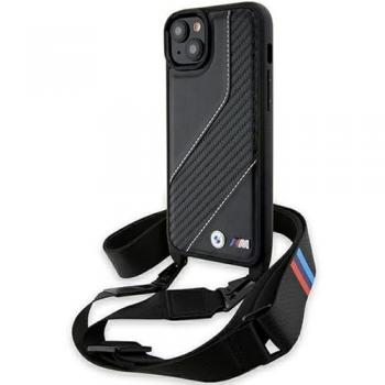 Étui BMW M Edition Carbon Stripe pour iPhone 15 Plus 6.7
