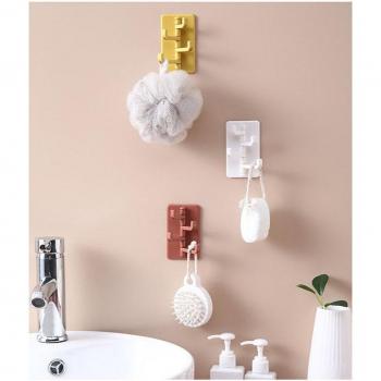 Household 3-Branch Wall Storage Hooks