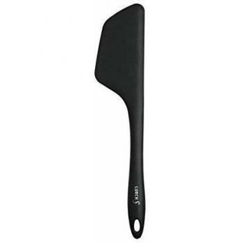 Lurch 221607 – 100 % BPA‑freier, schwarzer Silikonteigschaber (34 cm)