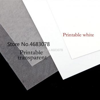 10Pcs A4 DIY Inkjet Shrink Film Sheets, 0.3mm Thickness, Double-Sided