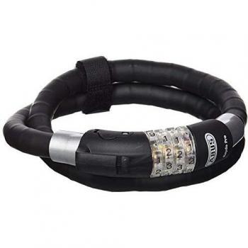 ABUS Kabelschloss Steel-O-Flex Raydo Pro 1460/85 Fahrradschloss + TexKF Halter