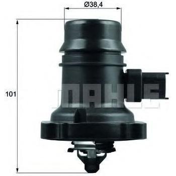 MAHLE ORIGINAL Thermostat d'eau OPEL,CHEVROLET,VAUXHALL TM 37 80