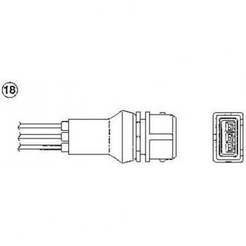Lambda‑Sensor NGK OZA721‑EE30