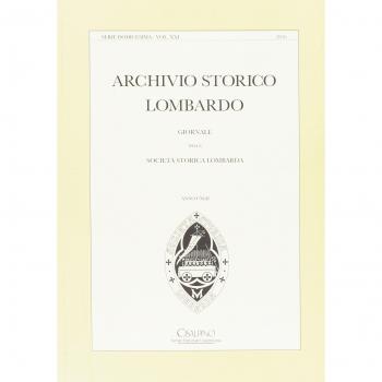 Archivio storico lombardo. Giornale della Società storica lombarda
