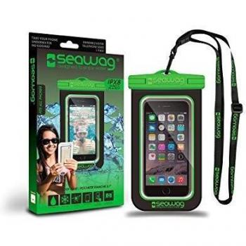 Étui étanche Seawag B4X Noir/Vert pour téléphone