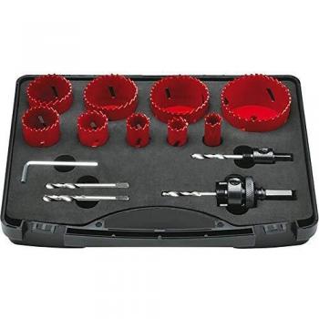Kit de scies cloches HSSBi M42 16-67 mm avec accessoires FORMAT