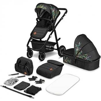 Passeggino Duo con Navicella Lionelo Amber Lovin Black