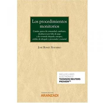 Procedimientos monitorios, Los