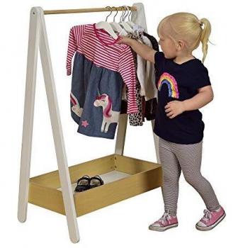 Wooden Kids Dressing Rail