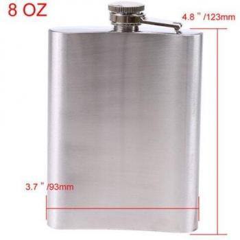 Flacon de hanche inoxydable pour vin 7 oz