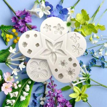 Silicone Cake Decorating Flower and Leaf Tools
