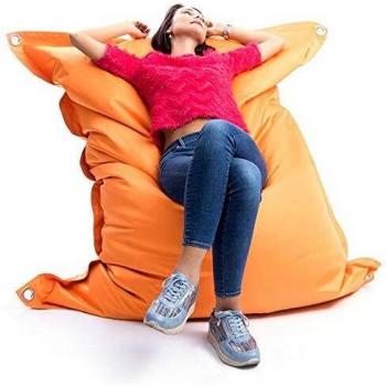 Pouf Déhoussable Outdoor Orange