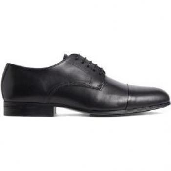 Calvin Klein Outlet 2024 Zapato Negro Hombre Piel Plano