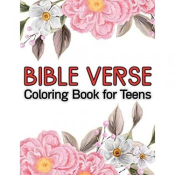 Bible verse coloring book for teens