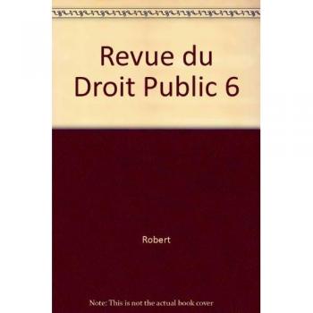 REVUE DU DROIT PUBLIC N 6 2000