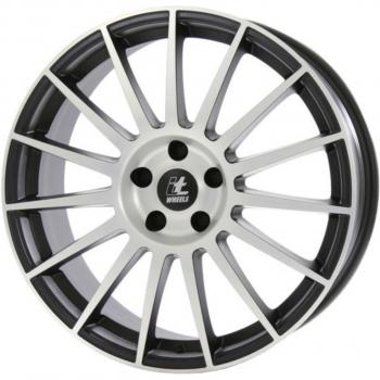 19 Inch Aluminium Velg ITWHEELS Sofia 5x114,3 8J ET38 Matt Zwart Gepolijst