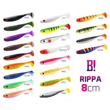 Delphin Sélection BOMB! Rippa 5pcs 8 cm – Agresor Redface Virus (Palette couleur)