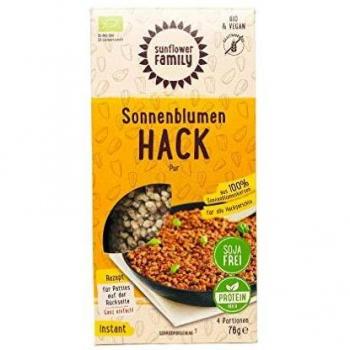 SunflowerFamily Bio SonnenblumenHACK Pur, 76 g