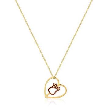 Collana Cuore d'Argento e Placcato Oro