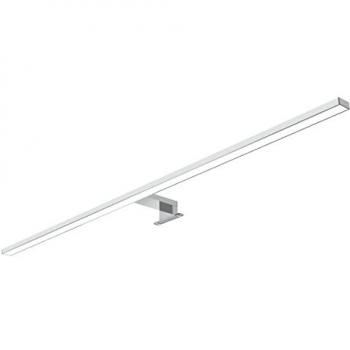 Kalb 100cm LED Spiegelleuchte Badlampe 230V warmweiß silbergrau