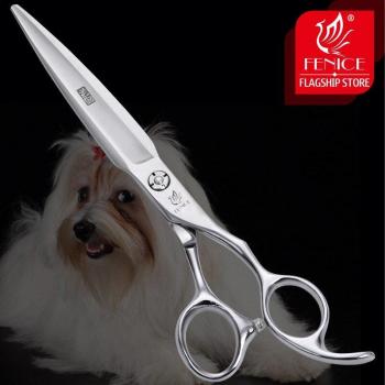 Tijeras para peluquería canina Fenice 7,0 pulgadas corte recto Japón 440C