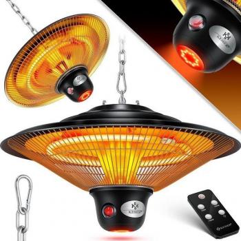 KESSER® ThermoPilz 1500 W – Für Deckensysteme und Terrassen