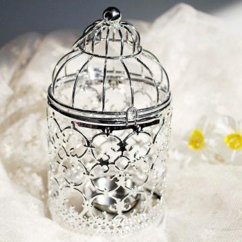 Iron Flower Pattern Bird Cage Decor