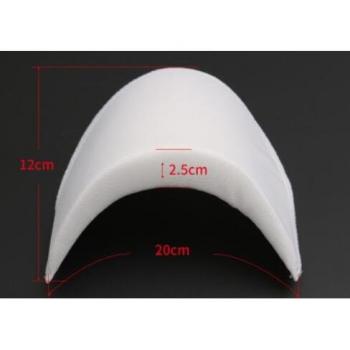 Black and White Sponge Shoulder Pads