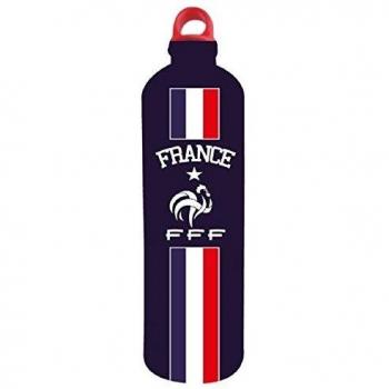 Aluminium Gourde FFF 750 ml – Design Bleu et Blanc
