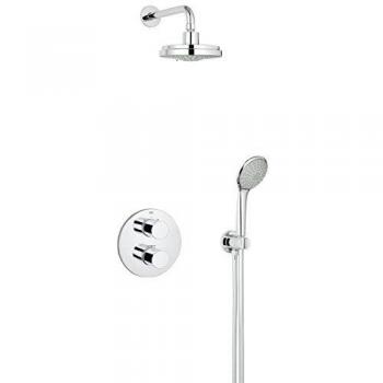 Grohe 34399000: Conjunto de Duche e Espelho Redondo