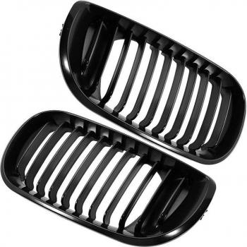 Grille de calandre avant noir mat pour BMW E46 4D 2002-2005 318I 320I 323I 328I