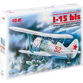 Polikarpov I‑15bis Modèle Hiver 1:72 – ICM