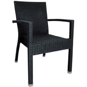 Sillas de Exterior Bolero de Ratán Antracita