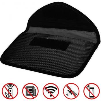 Bolsillo de Seguridad Antirradiación y Bloqueo RFID