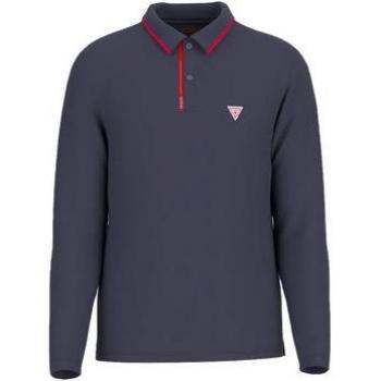 Polo Guess Homme Tech Bleu Coton 100% Coton