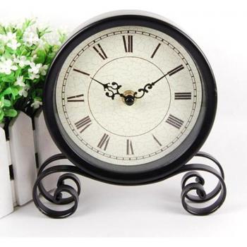Reloj Redondo Rústico de Mesa MX5071035