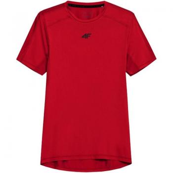 4F Männliches Kurzarm Sportt-Shirt, Rot