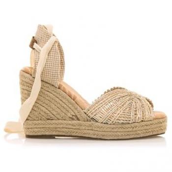 Alpargatas Beige 5‑8 cm con Cordones – Mustang 59941