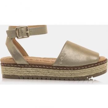 Mustang para mujer. Sandalias Amelie dorado -Altura plataforma 5cm