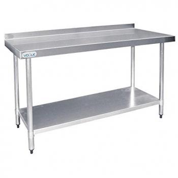 Commercial Vogue Stainless Steel Prep Table – 960 mm × 1200 mm × 600 mm with Upstand